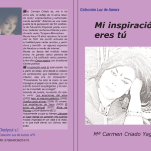 Mi Inspiración Eres Tú – Mª Carmen Criado Yagüe